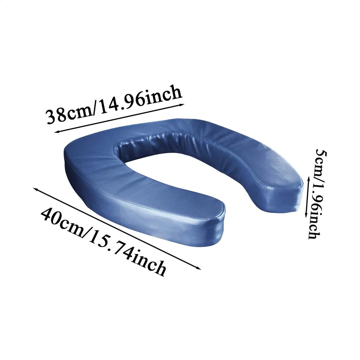 Raised Toilet Seat Cushion | Padded Waterproof U-Shape Riser