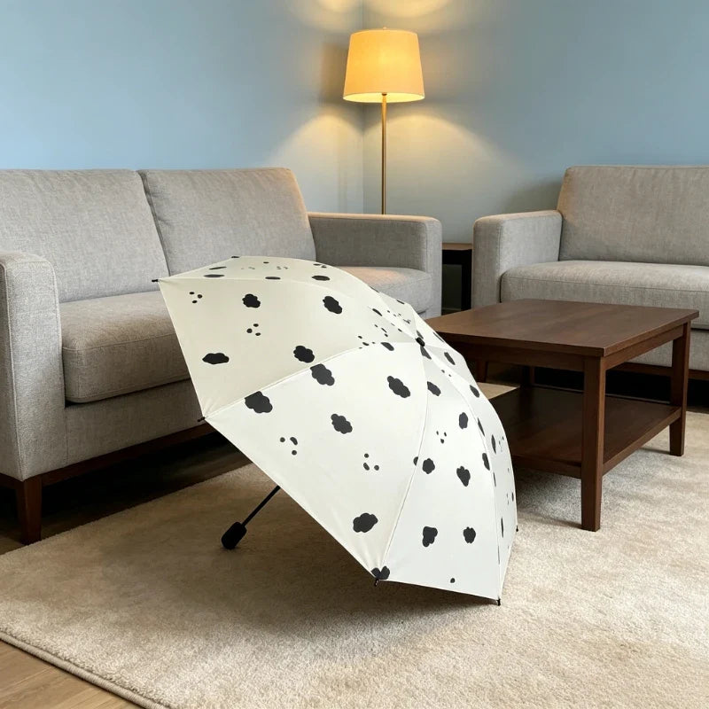 Rainy Sunny Dual-use Sun Umbrella Students Protection UV Girls' Hearts