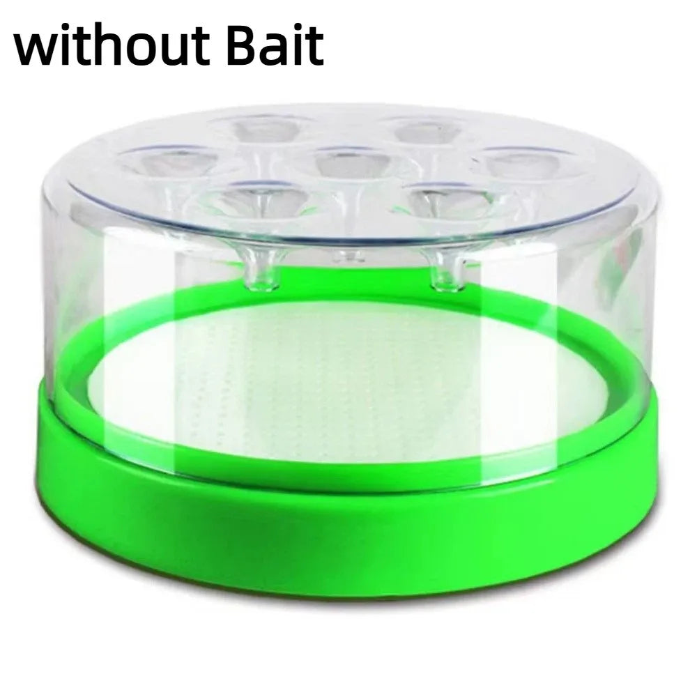 7-Hole Automatic Fly Trap – Reusable Non-Toxic Fly Catcher