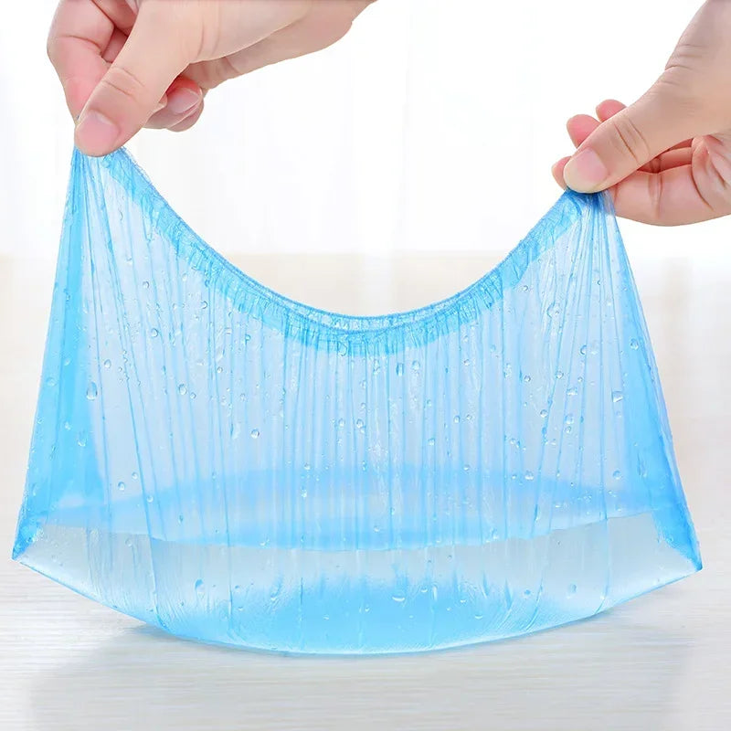 40- Disposable Waterproof Shoe Cover Plastic Non-slip Foot Indoor PE