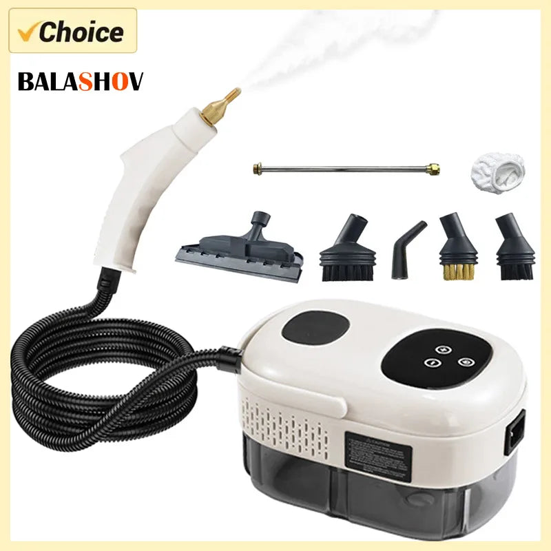 BALASHOV 2500W Handheld Steam Cleaner – Home, Car & Kitchen