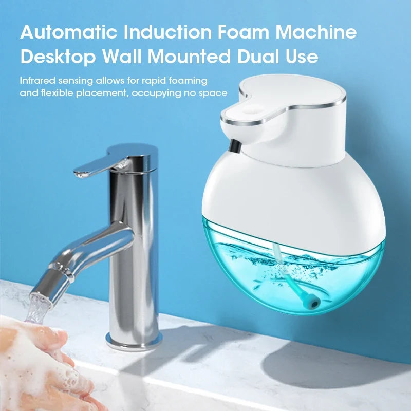 Touchless Automatic Foam Soap Dispenser 400ml USB Rechargeable