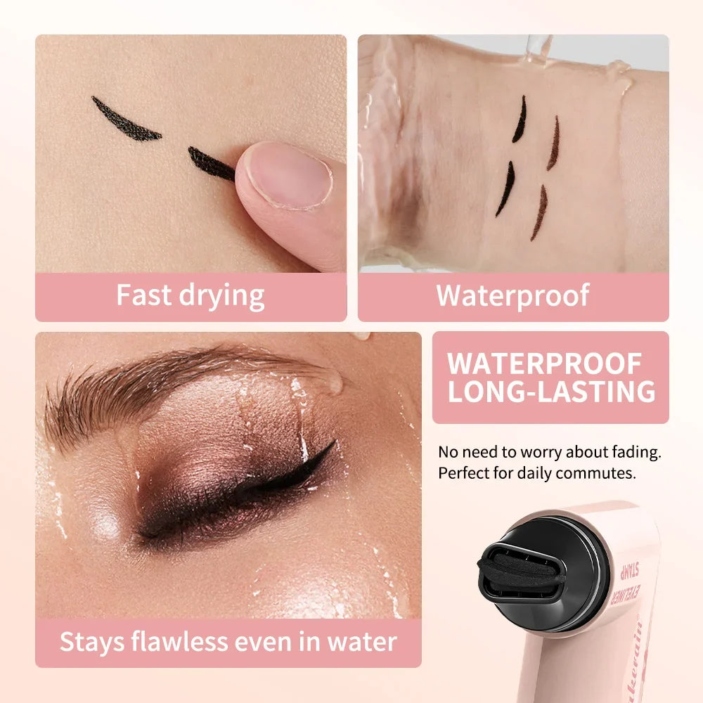 Lakerain Heart Stamp Gel Eyeliner – Waterproof Precision Liner
