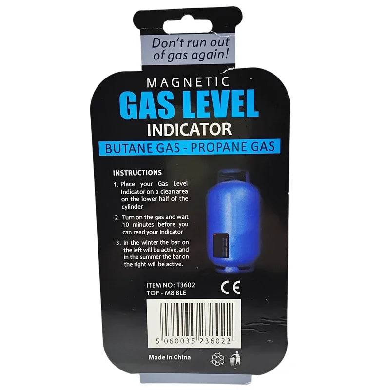 Magnetic Gas Cylinder Tool Tank Level Indicator Propane Butane LPG