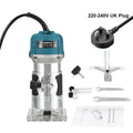 800W Electric Wood Router Trimmer | 1/4" Collet 30000 RPM