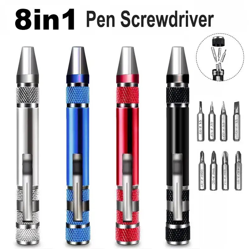 8-in-1 Multifunction Screwdriver Pen Portable All-in-one Repair Tool