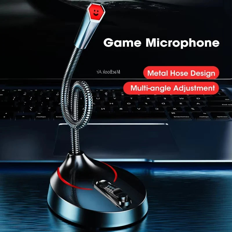 Mini 3.5mm Wired Condenser Microphone for PC Laptop Notebook