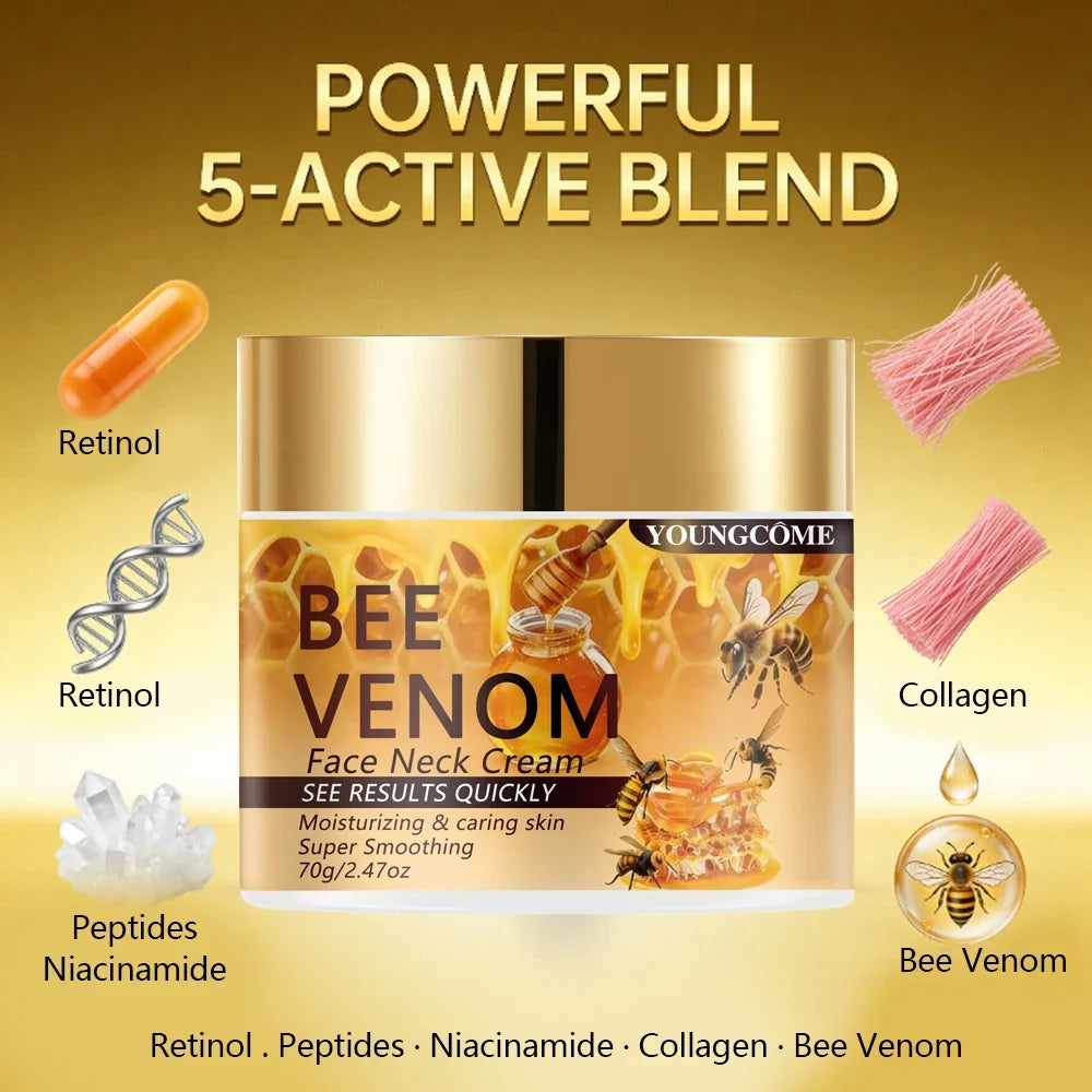 Bee Venom Facial Lifting Cream | Hyaluronic Acid Moisturizer