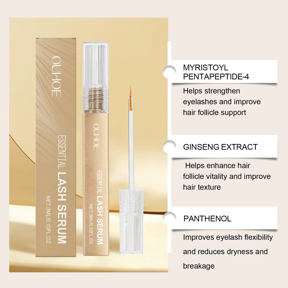 Eyelash Growth Serum | Fuller, Longer & Thicker Lashes & Brows