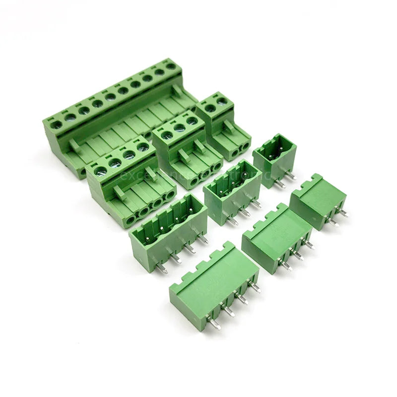 Pitch PCB Screw Terminal Block Connector Closed PlUG-IN Plug Socket