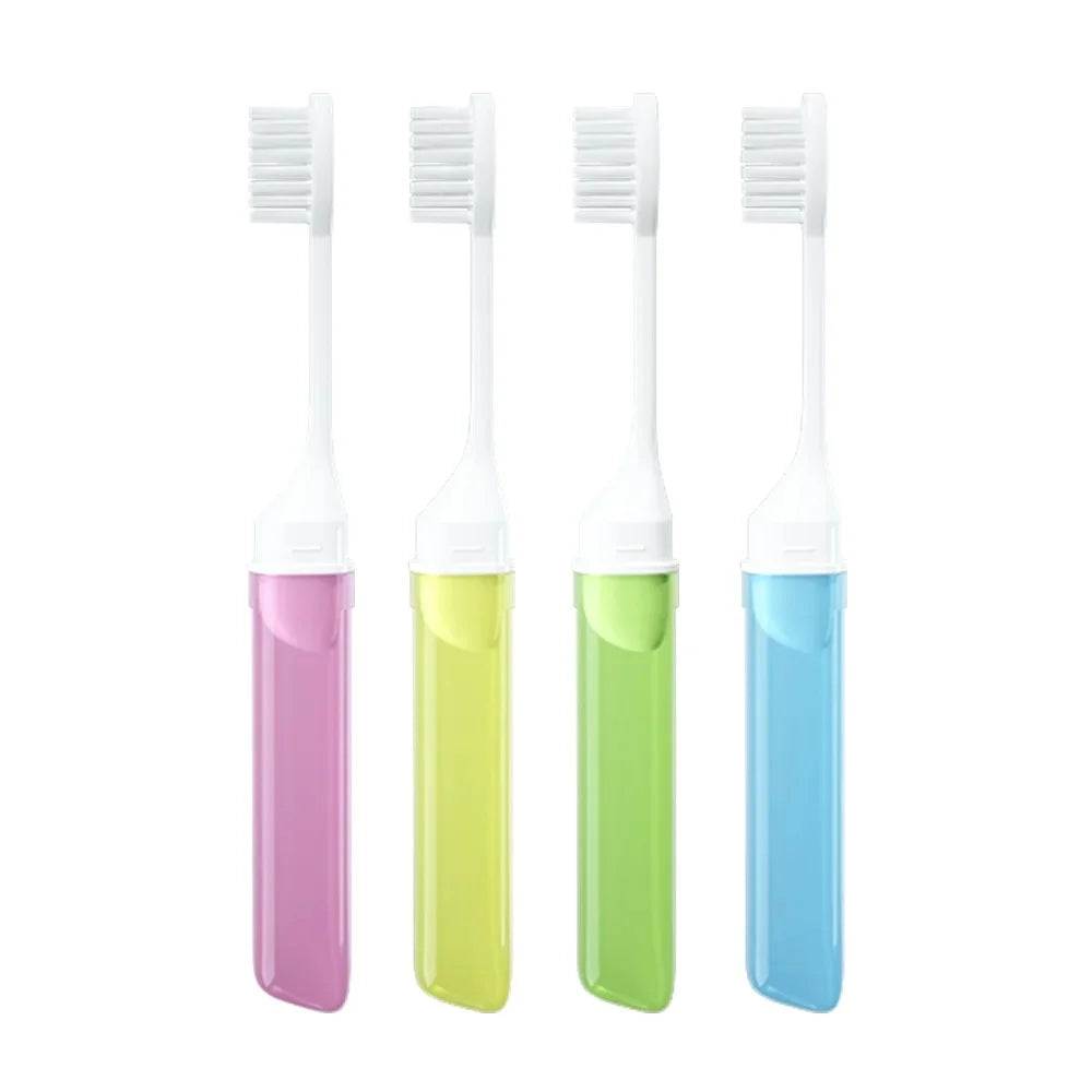 Foldable Travel Toothbrush | Portable Mini Toothbrush for Adults