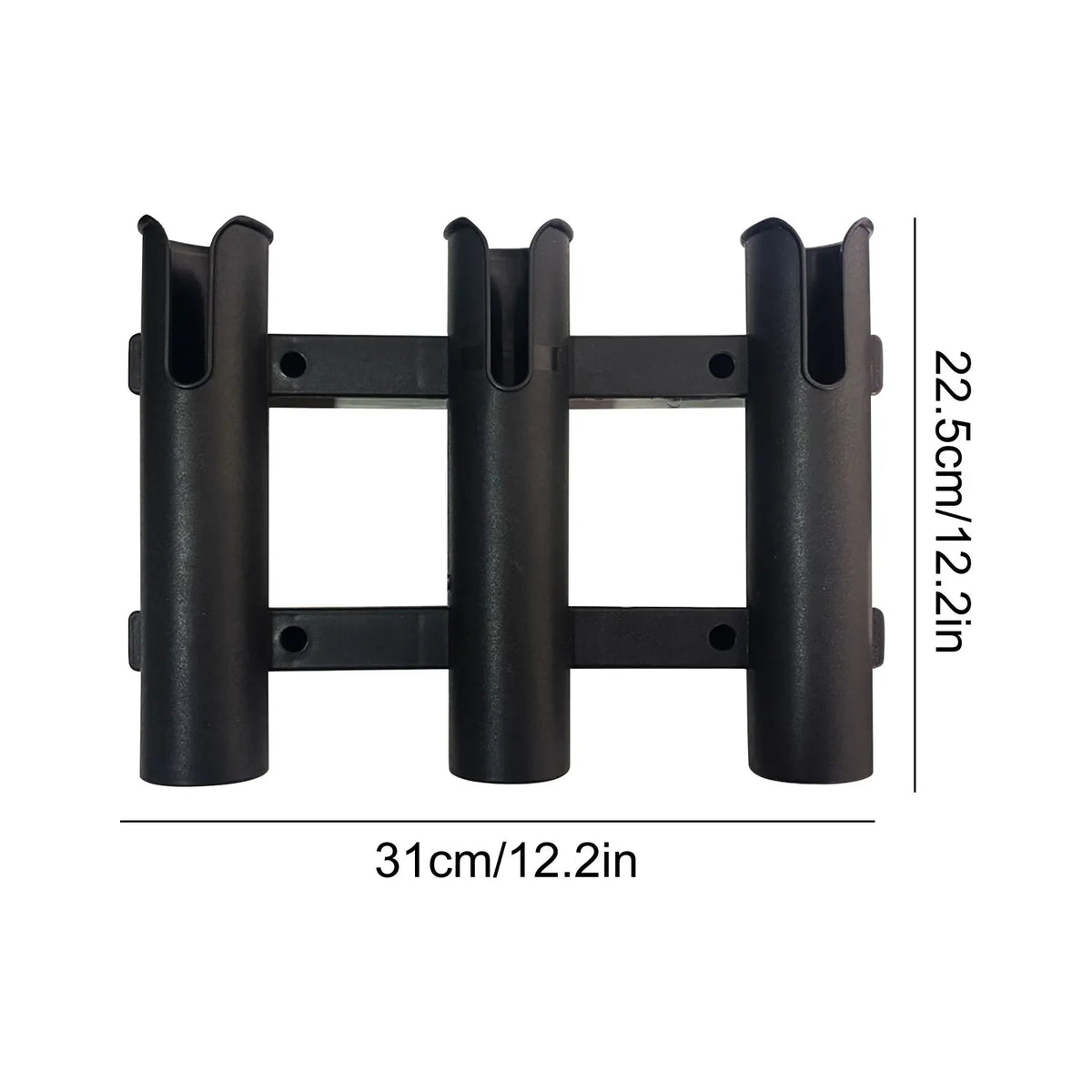 3-Tube Fishing Rod Holder Quick Release Mount for Kayak & Boat