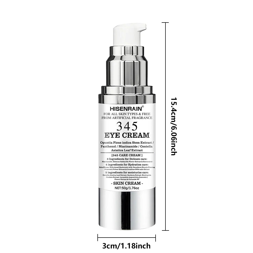 HISENRAIN 345 Eye Cream – Hydrating Anti-Aging for All Skin Types