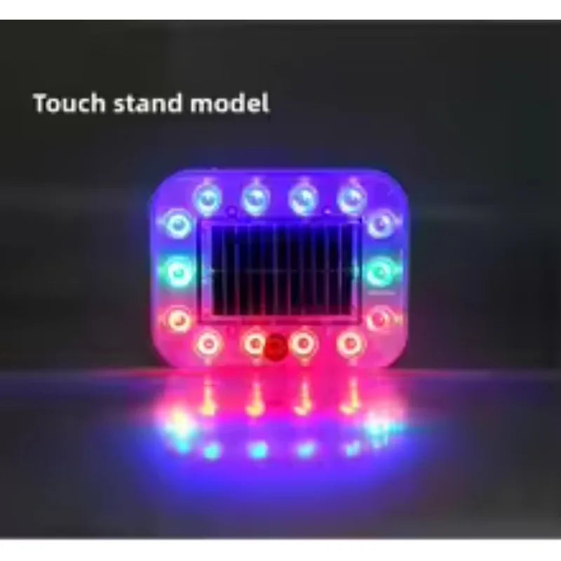 Solar LED Emergency Strobe Warning Light | Magnetic USB Charge