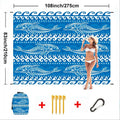 Large Waterproof Sandproof Beach Blanket | Camping Picnic Mat