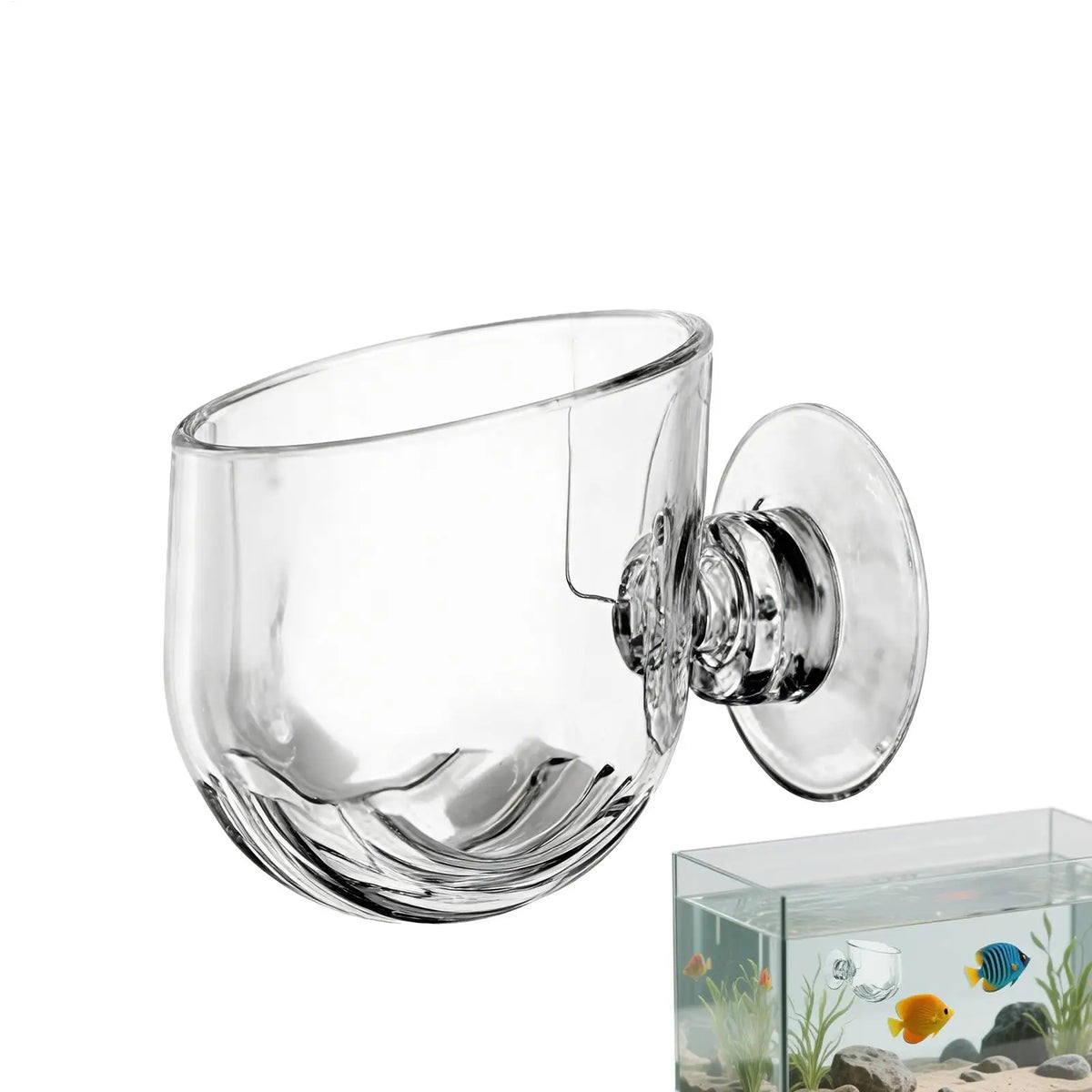 Aquarium Plant Cup Holder – Hanging Fish Tank Planting Cylinder