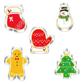 Christmas Cookie Cutter Gingerbread Man Xmas Tree Biscuit Mold Stamp