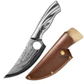 5.5-Inch 5CR15 Stainless Steel Kitchen Cleaver & Utility Knife