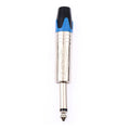 6.35mm Mono Audio Plug with Mute Function | Metal Jack Connector