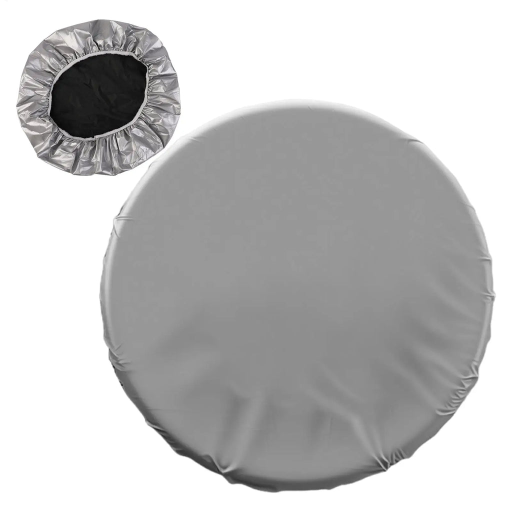 Silver Steering Wheel Sun Shade Cover – Universal UV Shield