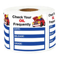 Car Oil Change Reminder Sticker 150 Sheets Decals Stickers Auto