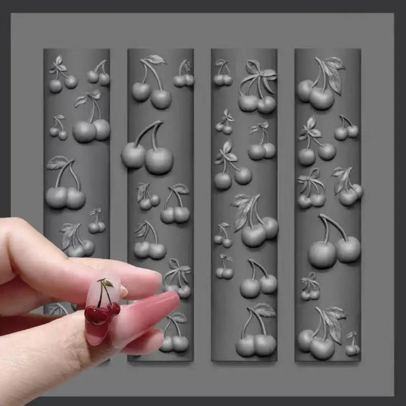 3D Rose Butterfly Silicone Nail Art Mold – DIY Manicure Tool
