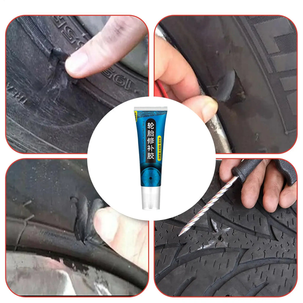 Car Tire Repair Glue 60ml | Strong Adhesive Sidewall Sealant