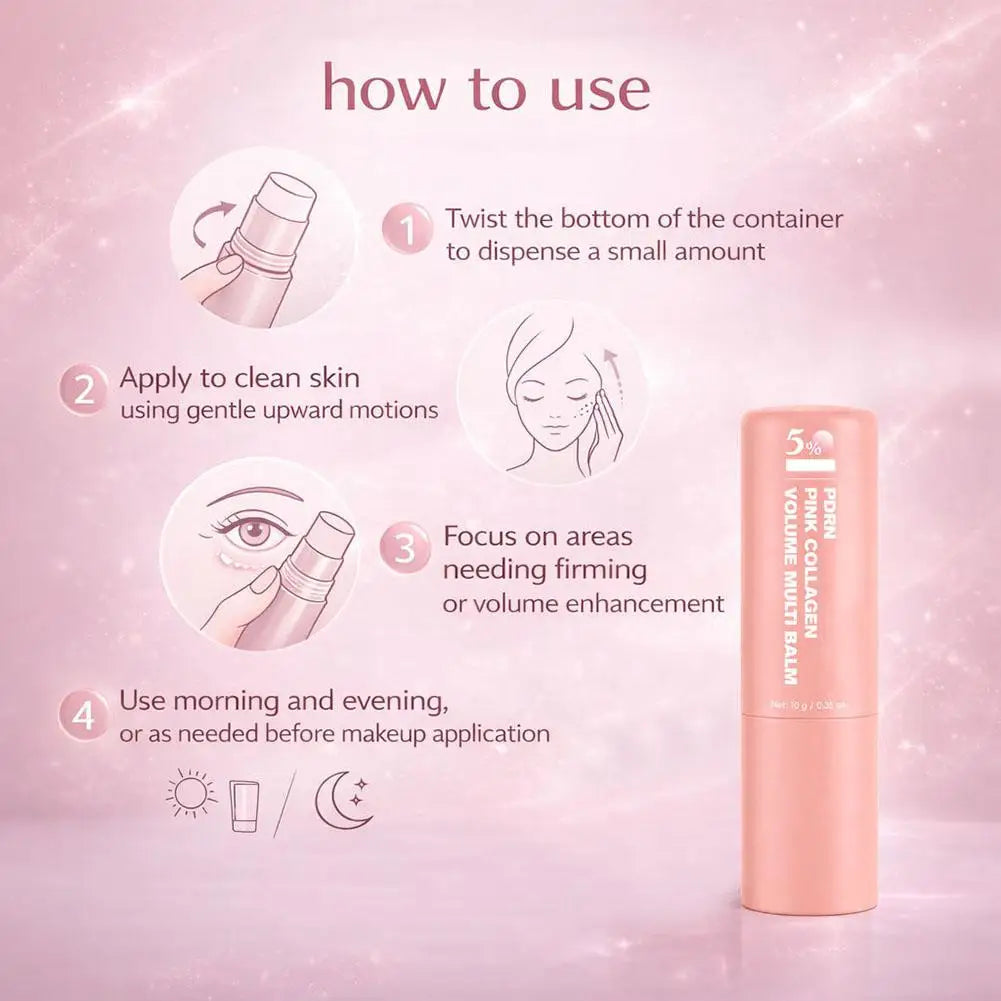 PDRN Pink Collagen Balm Stick – Face & Lip Moisturizer