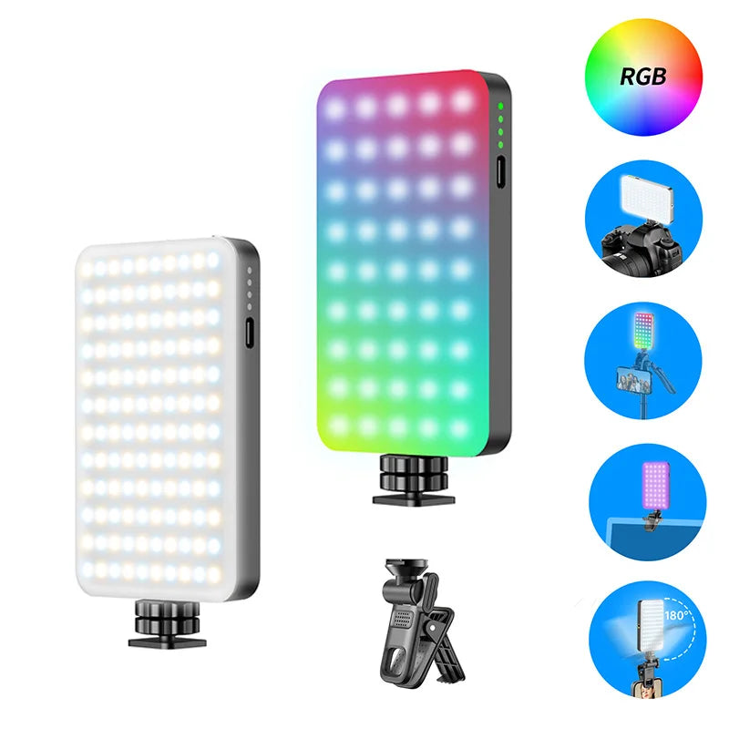 Mobile Phone Full-color RGB Fill Light Led Selfie Video Shooting