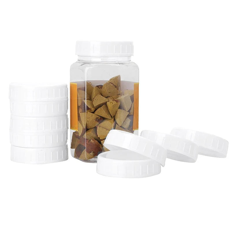 White Mason Canning Drinking Jar Lid Inner Diameter Plastic Covers