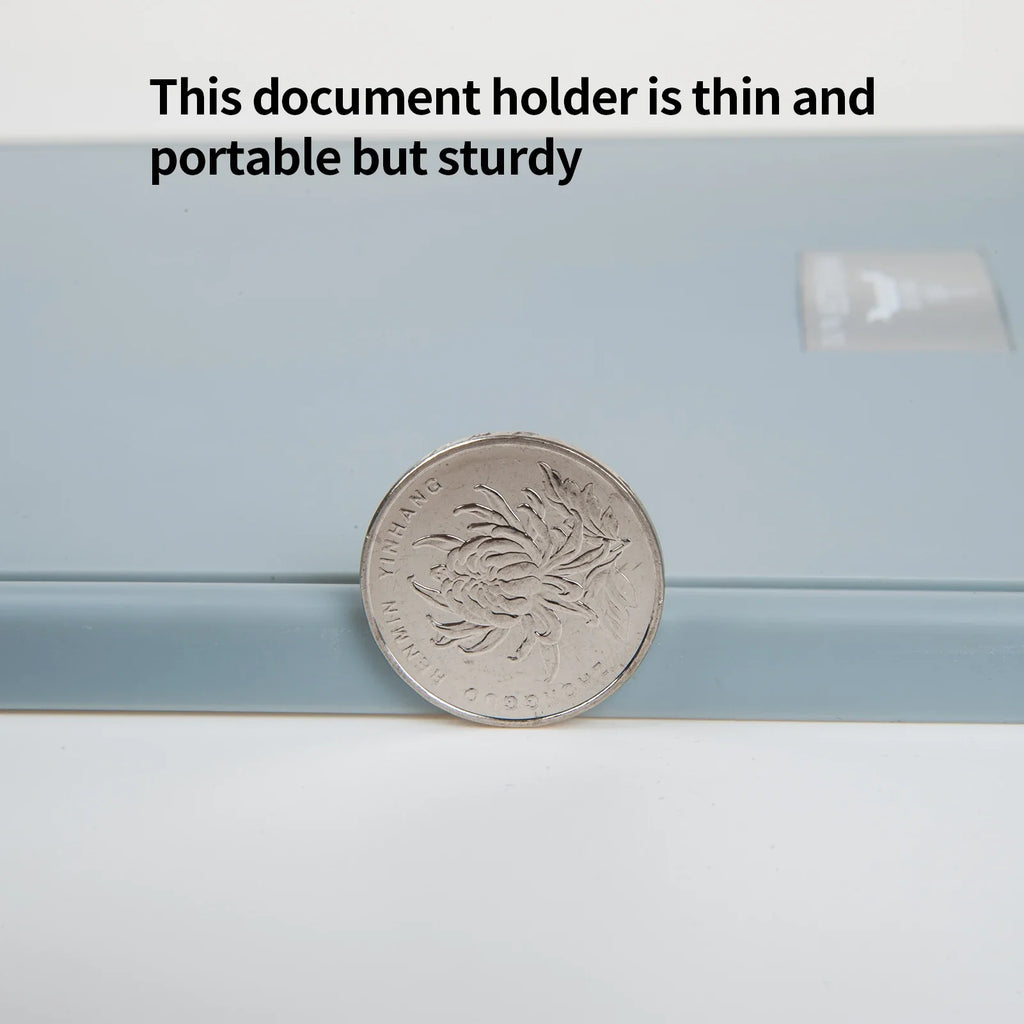 A4 Desktop Document Holder with Adjustable Clip & Line Guide