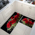 40x120cm Absorbent Velvet Bath Rug Non Slip Long Kitchen Mat Crystal