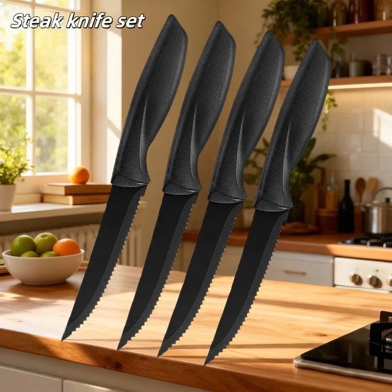 Stainless Steel Steak Knife Set 1–8 Piece | Dishwasher Safe
