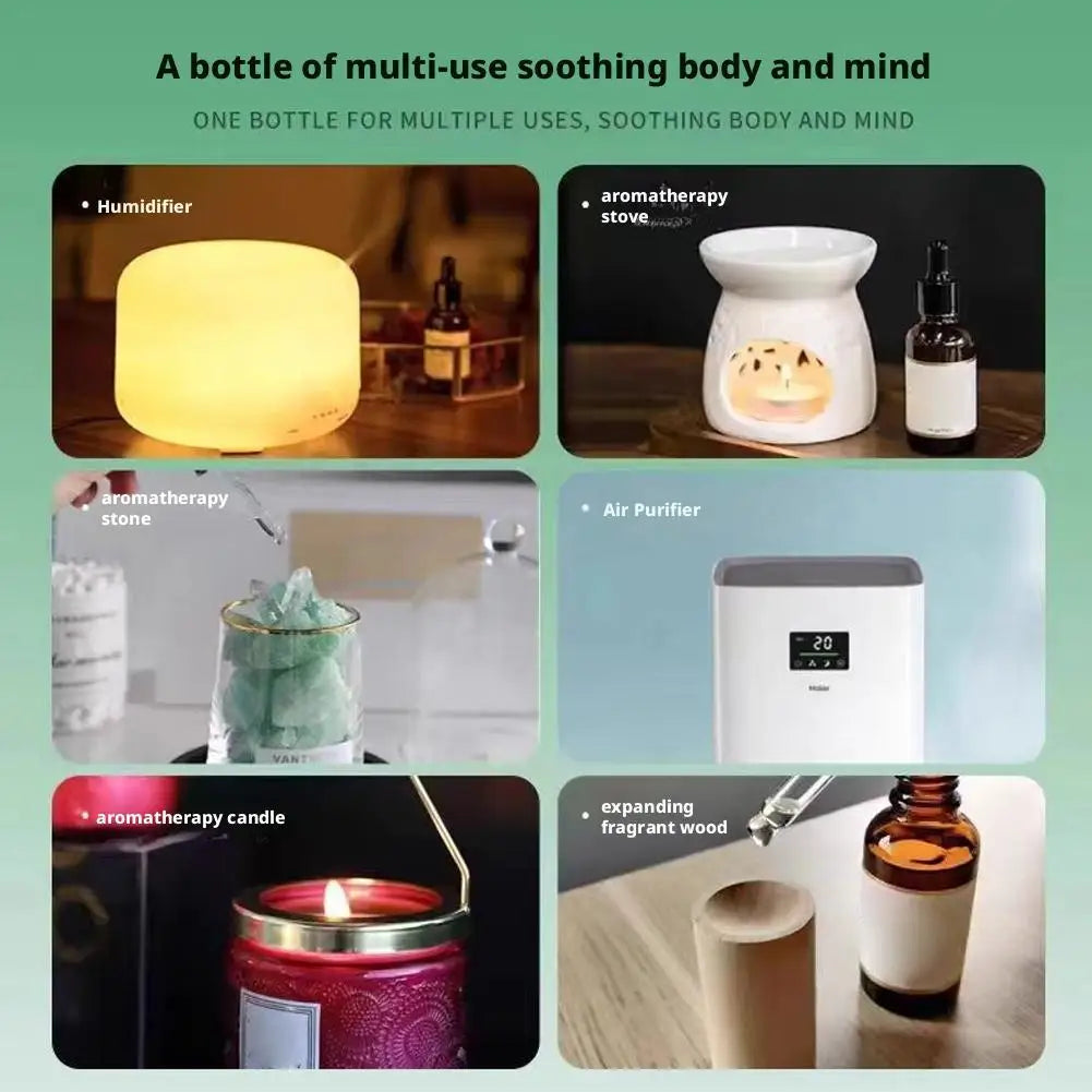 Essential Oils Flameless Fragrance Humidifiers Rose Lavender Lemon