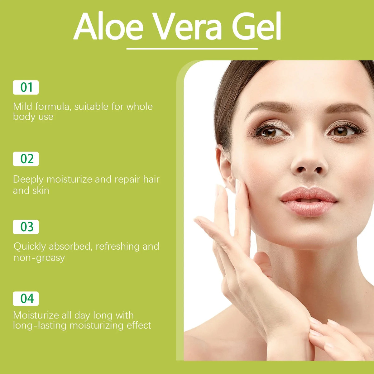 OceAura Aloe Vera Gel – Moisturize, Soothe & Acne Relief 100ml