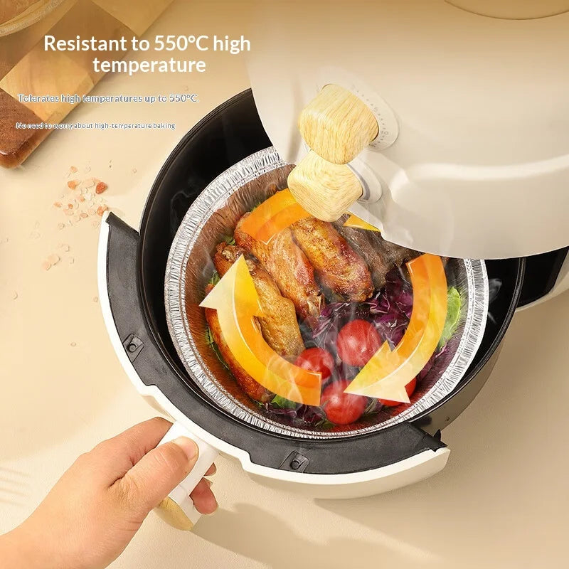 Air Fryer Disposable Paper Microwave Tin Steamer Mats Aluminum Foil