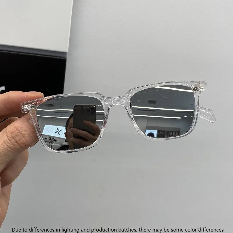 Men's Square Vintage Mirror Sunglasses UV400 – Retro Driver