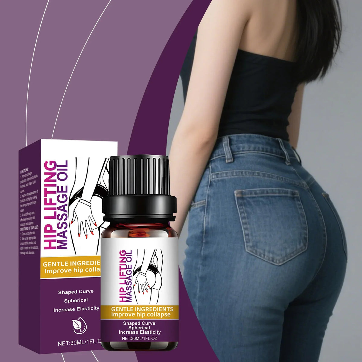 Ricinus Hip Tightening Firming Essential Oil 30ml