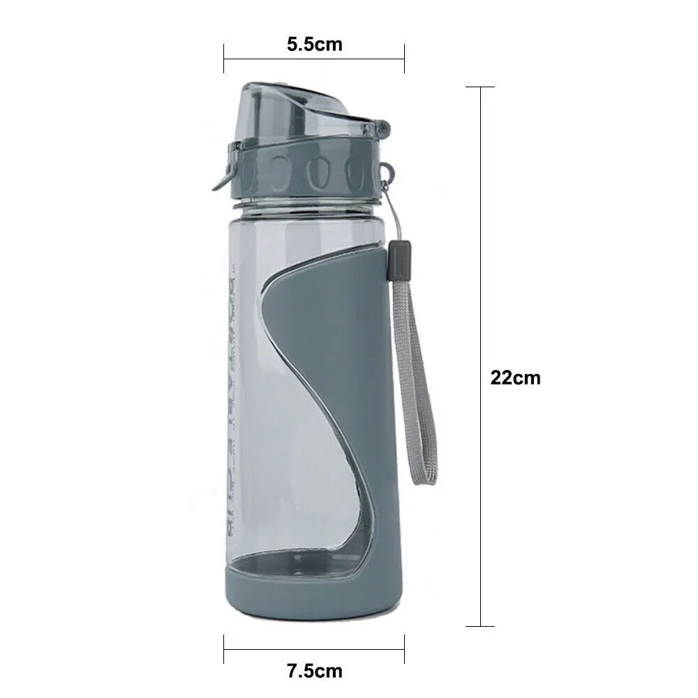 Portable Sports Water Bottle Plastic Outdoor Gym Travel Drinks Mugs