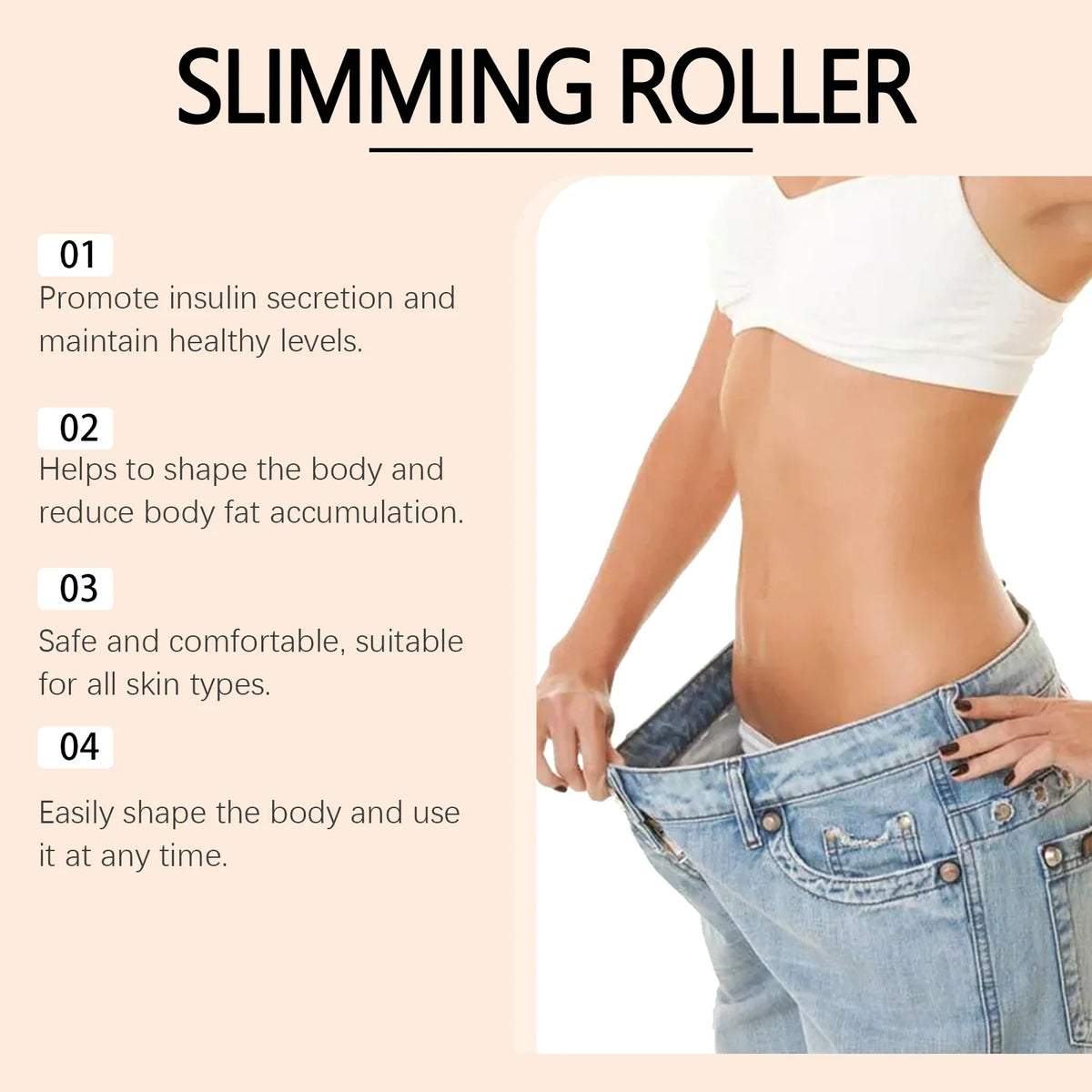 Body Contouring Massage Roller & Hydrating Serum Set