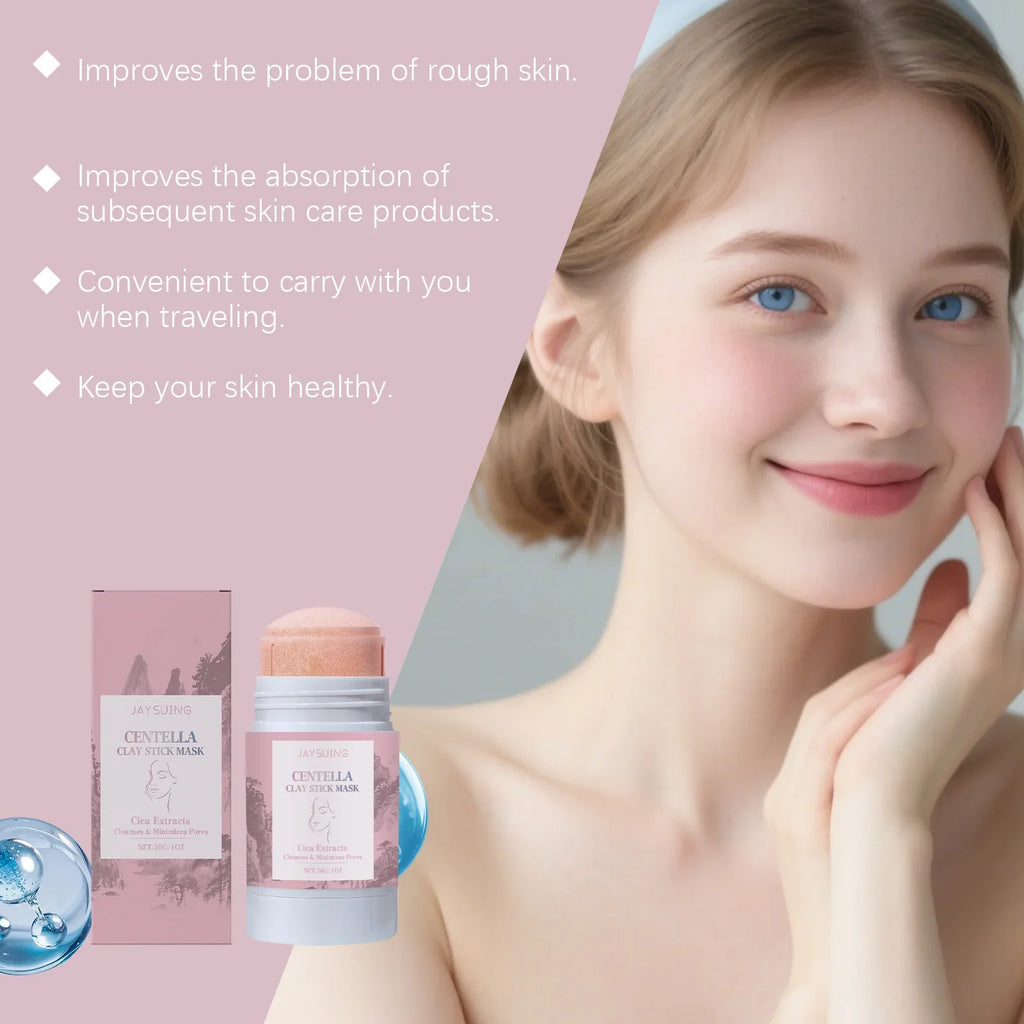 Centella Asiatica Clay Stick Mask – Pore Cleansing & Blackheads