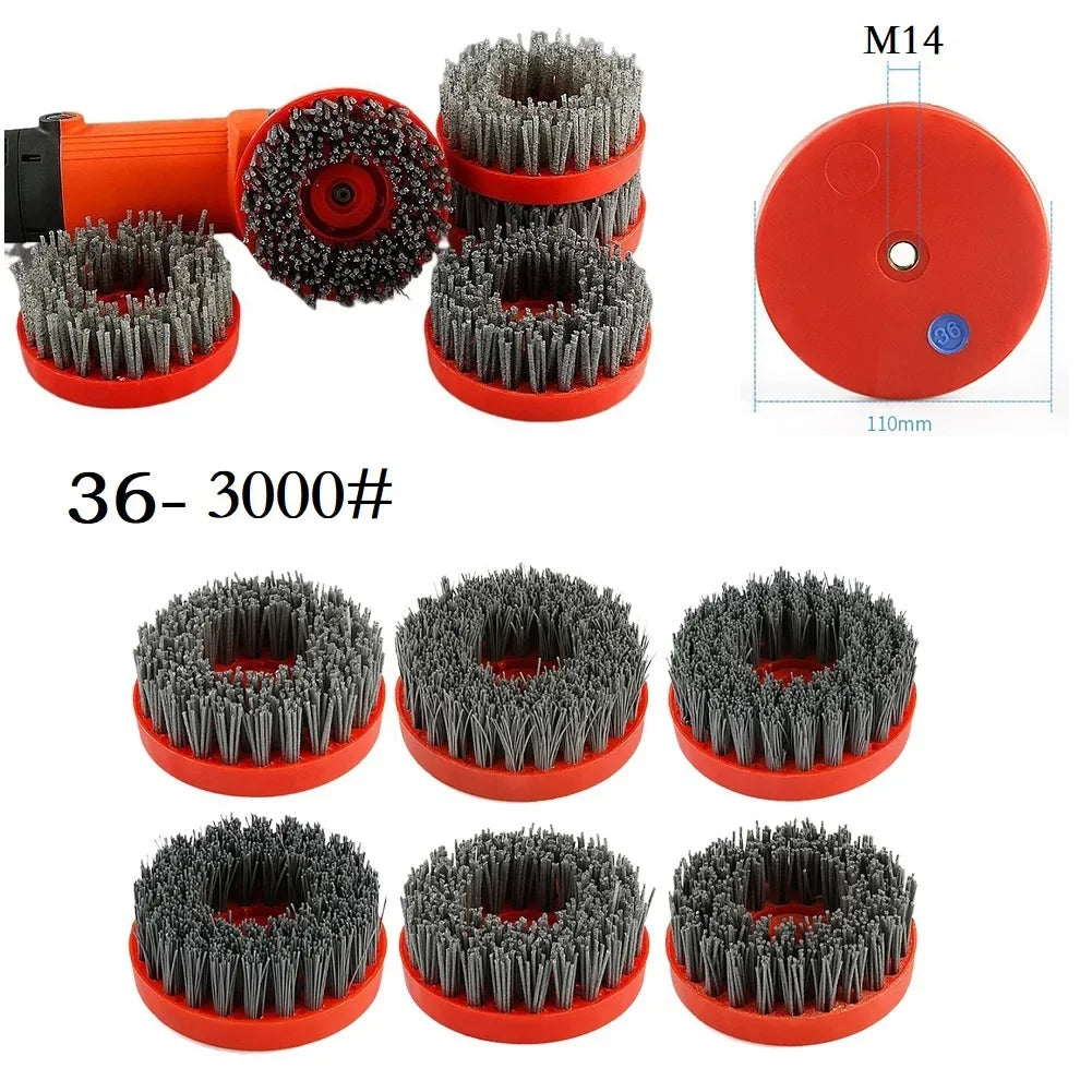 Circular Antique Abrasive Brush Stone Granite Polishing Cleaning M14