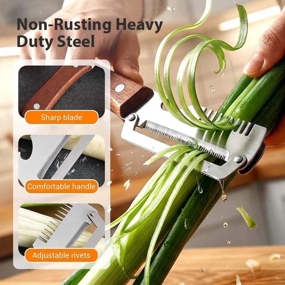 2-Pack Stainless Steel Vegetable Peeler with Bottle Opener