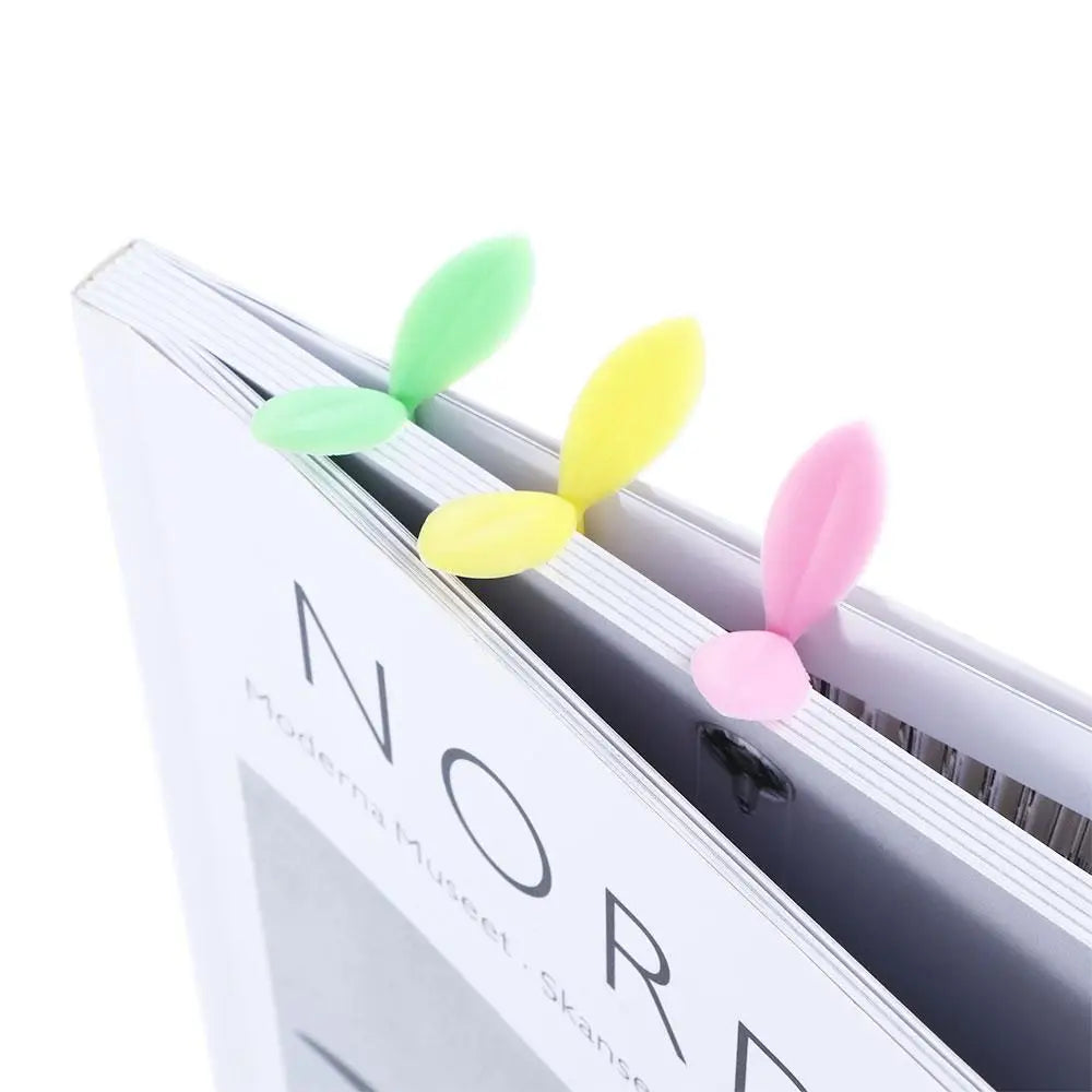 Silicone Grass Bud Bookmark – Cute Green Sprout Page Marker