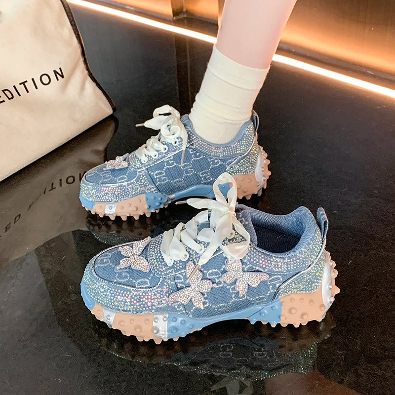 MCDV Women's Rhinestone Sneakers – Luxury Fashion Shoes