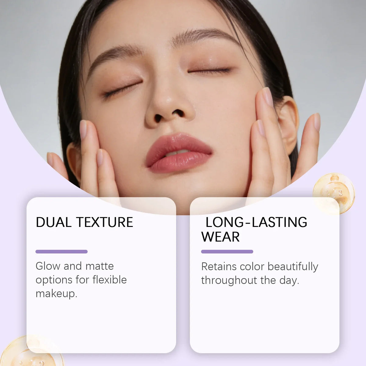 Two-Tone Jelly Lip Gloss – Shiny, Moisturizing & Long-Lasting