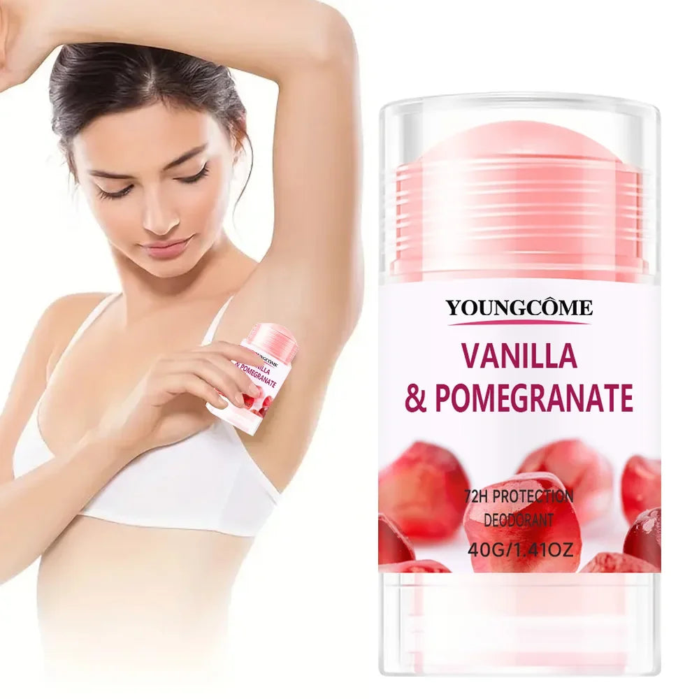 Aluminum-Free Deodorant Stick – Pomegranate & Lemon Verbena 72Hr