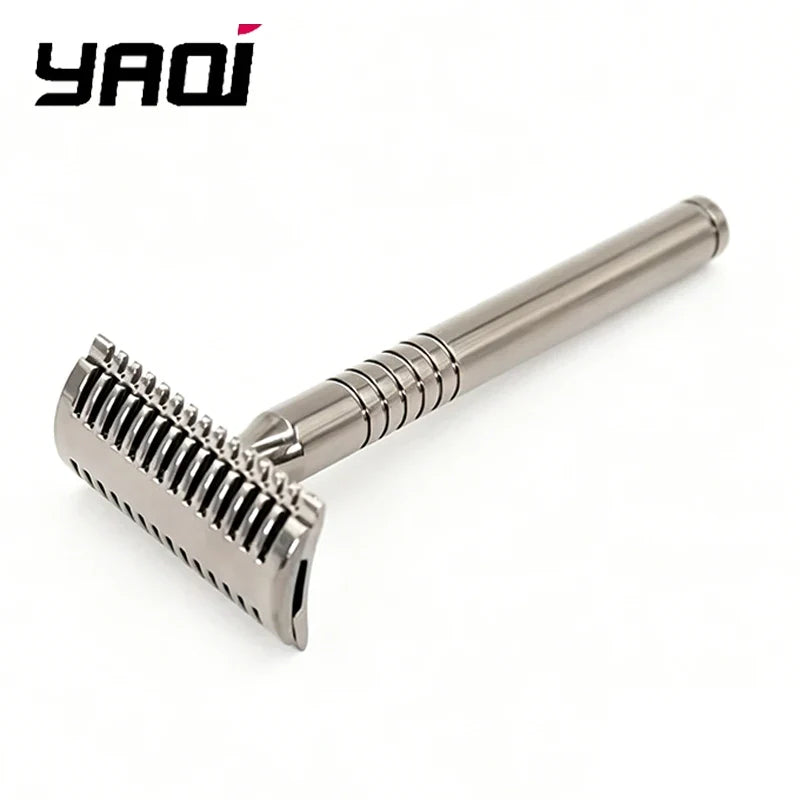 2026 Yaqi Charcoal Safety Razor Mens Comfortable Shaving