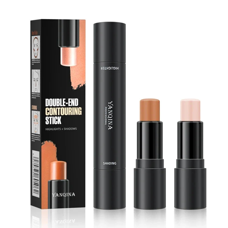 YANQINA 2-in-1 Contour & Highlight Stick | V-Face Sculpting