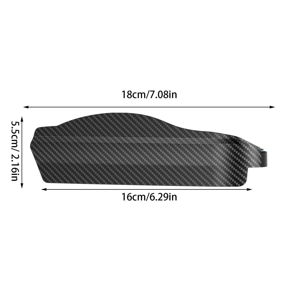 2-in-1 Blind Spot & Rain Eyebrow Wide Angle Car Mirror